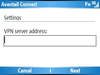 aventail vpn connect